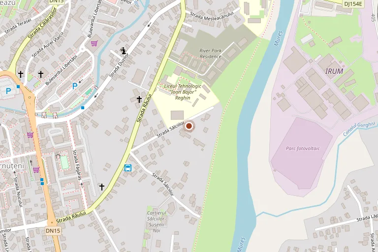Harta atelierului din str. Sălciilor nr. 30, Reghin