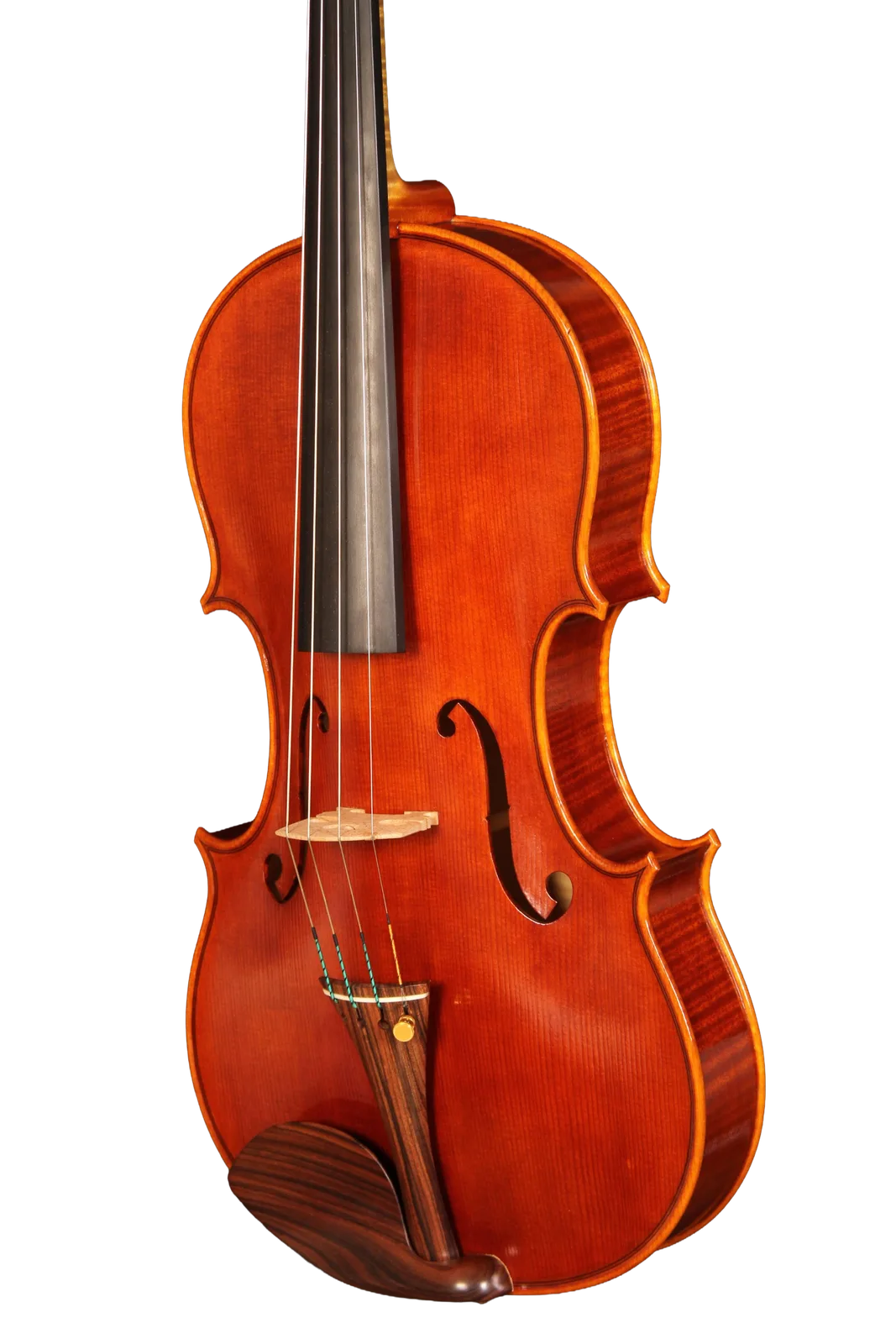 Violă de maestru №10 — Model Guarneri del Gesù, antichizată — fotografie 3