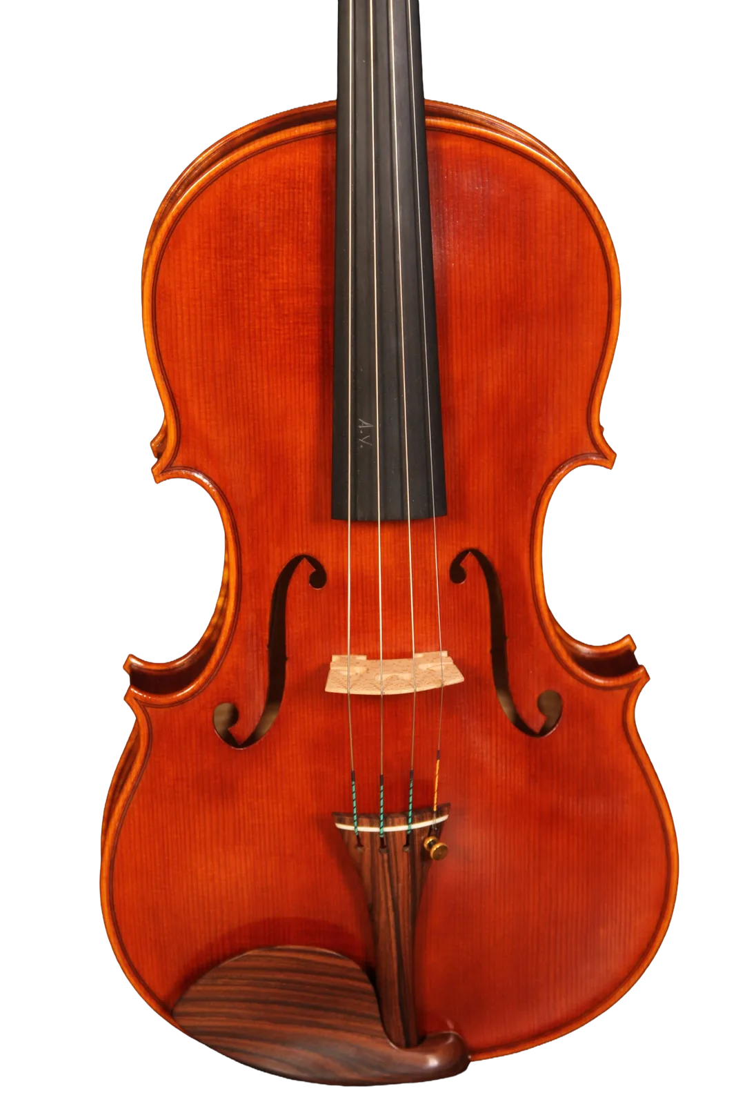 Violă de maestru №10 — Model Guarneri del Gesù, antichizată — fotografie 4